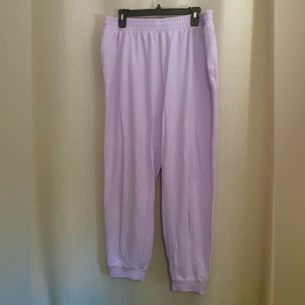 Purple sweatpants